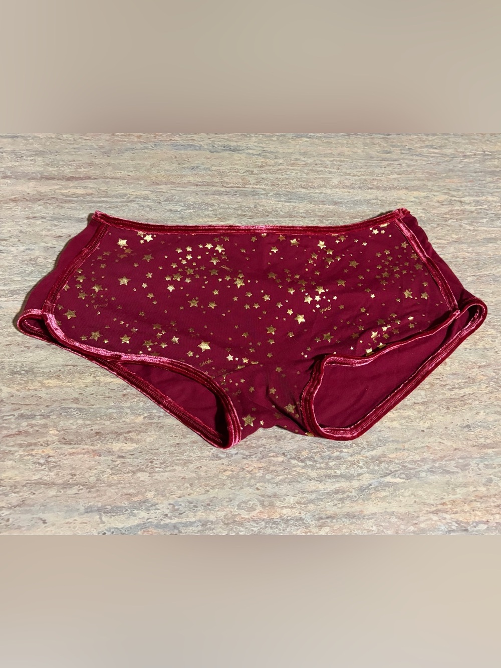 NWOT PINK Victoria’s Secret Red Star-Print Boyshort Panty